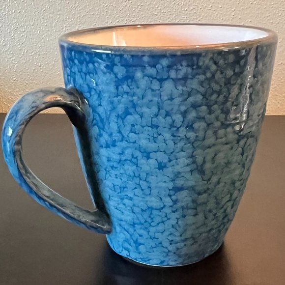 Pair of SANGO Jewel Blue 4893 Stoneware Coffee Mugs Tea Cups - Picture 3 of 8